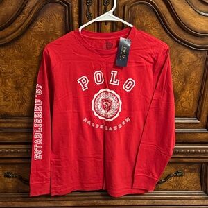Polo by Ralph Lauren Red Tee for Youth Size L (14-16)